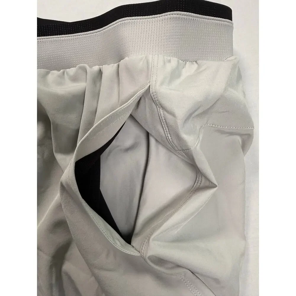 Fabletics The Fundamental Short II Mens Size 3X Light Gray 7